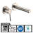 Bathroom Sink Faucet, Ssingle Handle Wall Mount Lavatory Faucet, Bathroom Vanity Faucet With Brass Rough-in Valve with Left-Handed-82568084