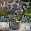 Alwigh Outdoor Sculptural Fountain with Lights