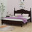 Platform Bed Frame,Retro Style Platform Bed With Wooden Slat Support-2067751984-2067751990