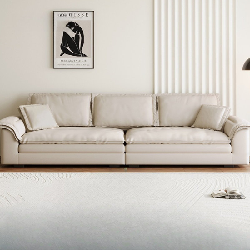 Canapé droit Modern, H 28,74 po x l 110,24 po x P 39,37 po