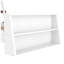 Lit plateforme simple en bois de pin massif avec panneau de rangement Speedway Collection l 40,6 po x P 85,6 po x H 42,5 po