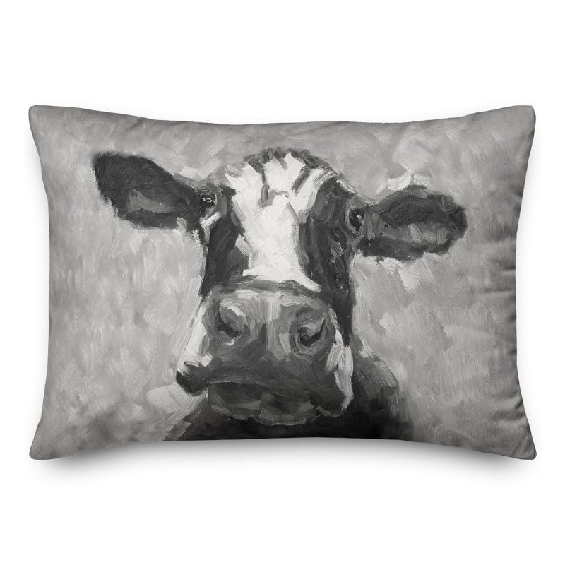Outdoor Throw Pillow, Gray