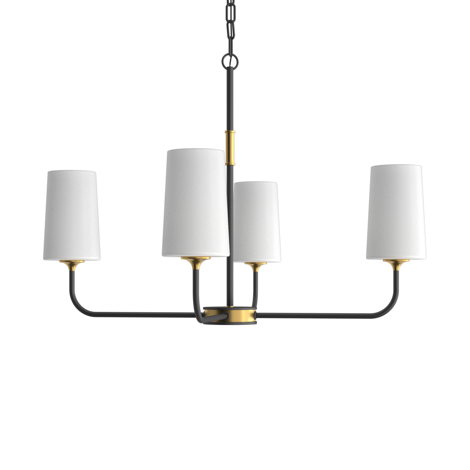 4 - Light Dimmable Chandelier, 96.5" H x 29" W x 29" D