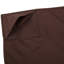 Toit de rechange pour gazebo 9,8 pi X, 2 matériaux, couleur café, compatible avec les modèles 9,72 pi 01-0153 et 100100-076, protection solaire, assorti aux modèles d'extérieur