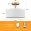 Luminaire plafonnier cylindrique encastré Modern Modern-1731802205