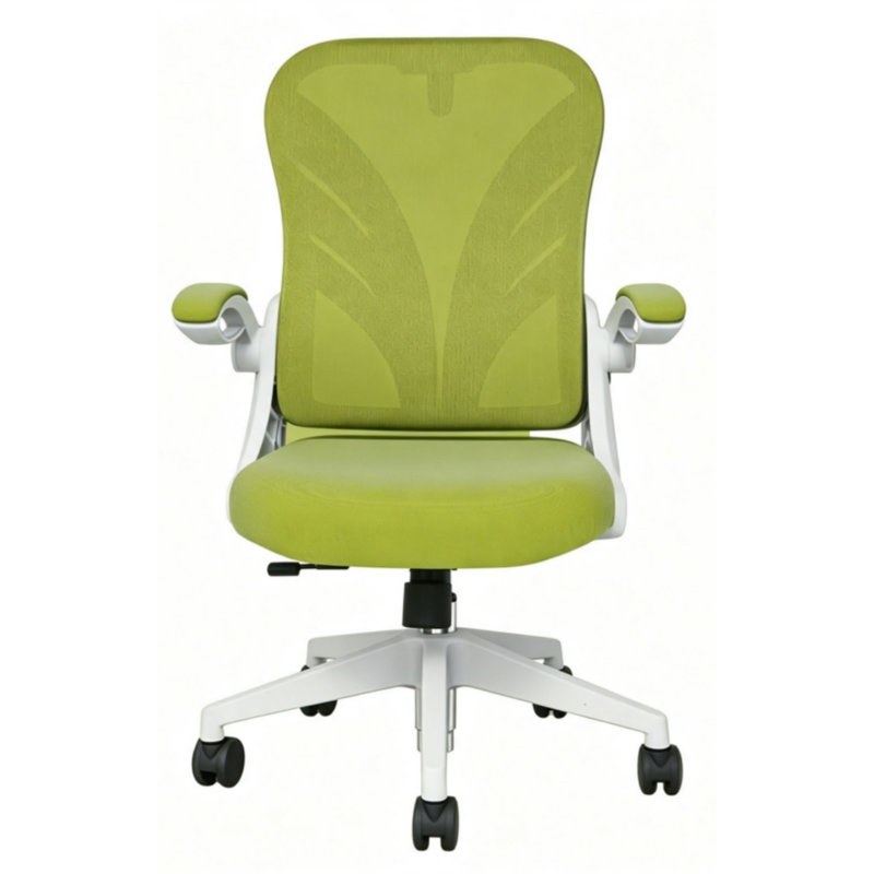 Chaise de bureau pliante colorée de marque. Fabriqué en plastique, fer et tissu de coton. Chaise de bureau ajustable pour le bureau et la maison.