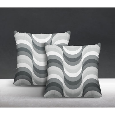 Slivno Indoor / Outdoor Abstract Square Throw Cushion