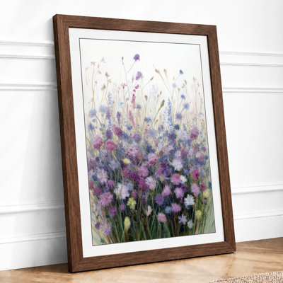 Lavender Meadow Botanical - Framed Print