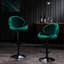 De 2 chaises de bar réglables avec et repose-pieds, hauteur de comptoir pour tabourets de cuisine de pub 2, repose-pieds arrière, utilisation