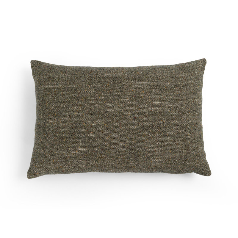 Stonewash Throw Pillow Cover & Insert, Rectangle 16"H x 24"W, Hasselt Olive Green