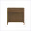 Commodes décoratives: coffre d'appoint à sangles en bois massif 2 portes Coastal, biscuit récupéré | Naturel | Bois