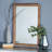 Haneen Distressed Wood Wall Mirror
