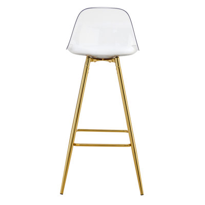 Chaises de bar rembourrées modernes et confortables, pieds en métal, chaises de bar de petite taille, convenant à une partie de la foule, conception élégante pour les chaises de salle à manger, de cuisine, de terrasse et de salon