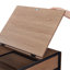 Armoire poubelle rustique avec tiroir et comptoir pour rangement pour la maison - WF011