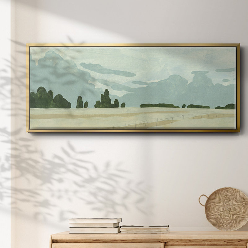 Farmland Study I- Framed Canvas