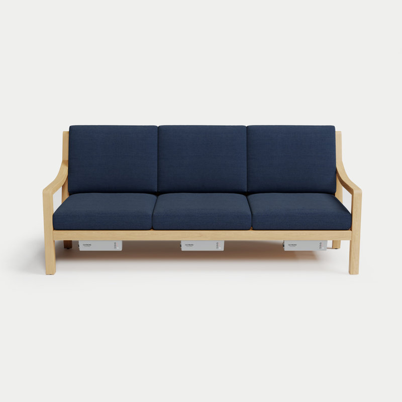 Solerno Heated Sofa, Indigo