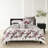 Queen Duvet Cover - Cherry Blossom, Cotton , Floral, Better Draping, Inner Tie, Shams Size Bedding Floral Cover, Oversized For Deep Mattress