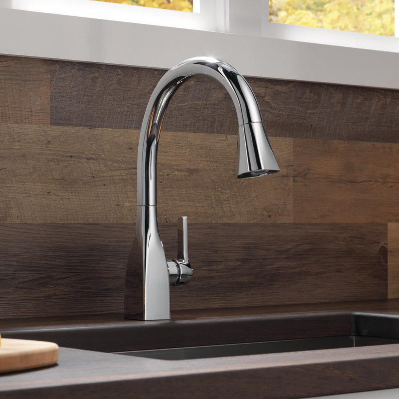 Robinet de cuisine à poignée simple avec accessoires Mateo ™, Chrome