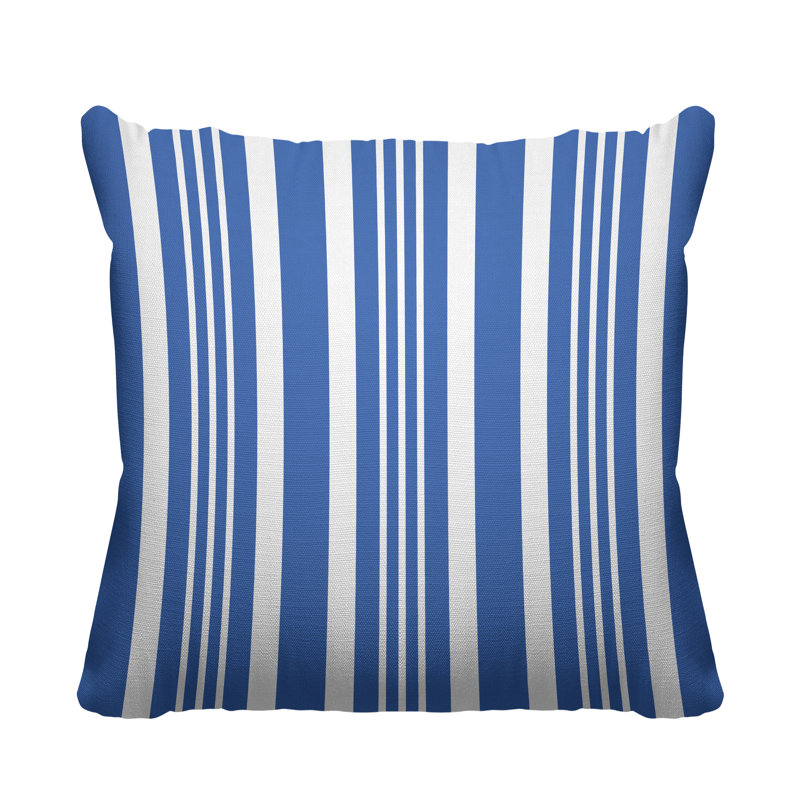 Housse et insert de coussin carré d'extérieur Healthcliff, H 15 po x l 15 po, Bleuet des champs