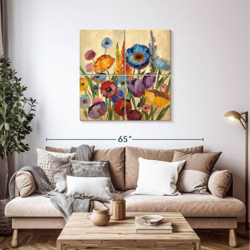 Harnek Garden Hues II, H 38 po x l 38 po