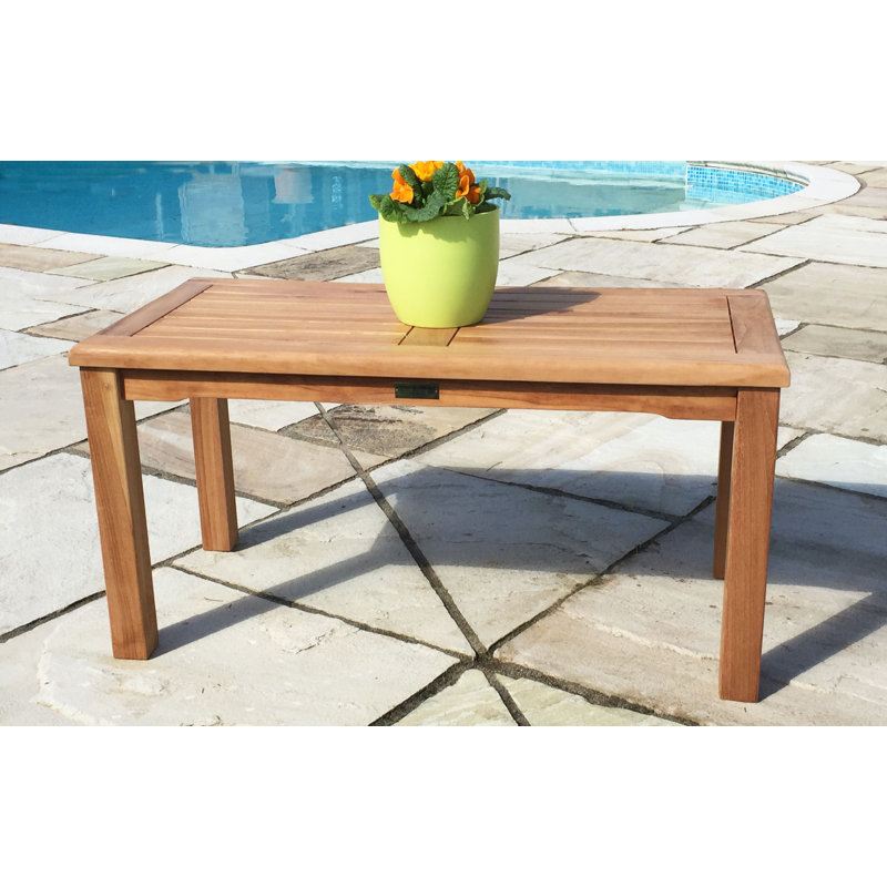 Muni Rectangular Teak Outdoor Coffee Table , 90cm cm W 45cm cm D