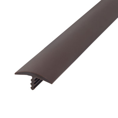 Outwater Plastic T Molding 3/4 Inch Wide Flexible Polyethylene Center Barb Tee Moulding 25 Ft Coil