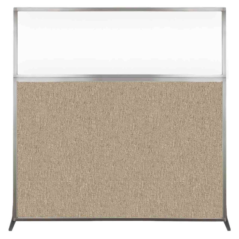 Cloison portative transparente 6 ", H 72 po x l 72 po x P 15 po, Latte