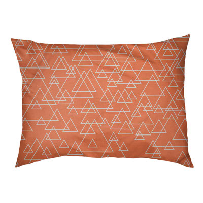 Coussin de conception de lit triangle Campion