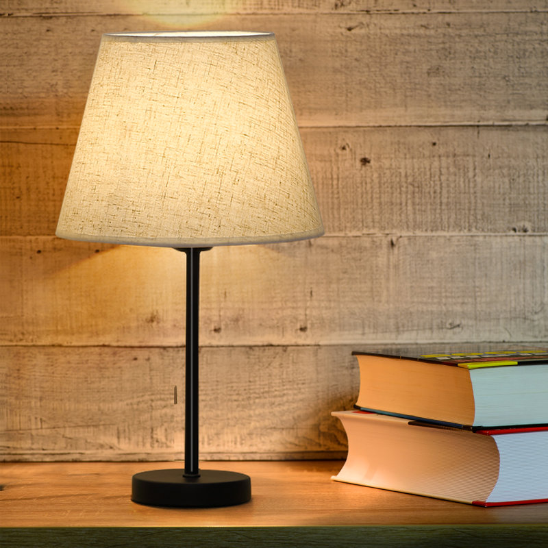 Ensemble de lampe de table 15,4 "noire