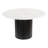 Izola Round Marble Top Solid Wood Base Dining Table