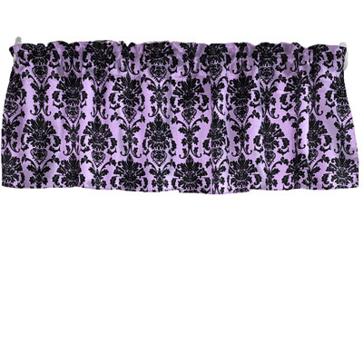 Cantonnière florale en damas 58 po