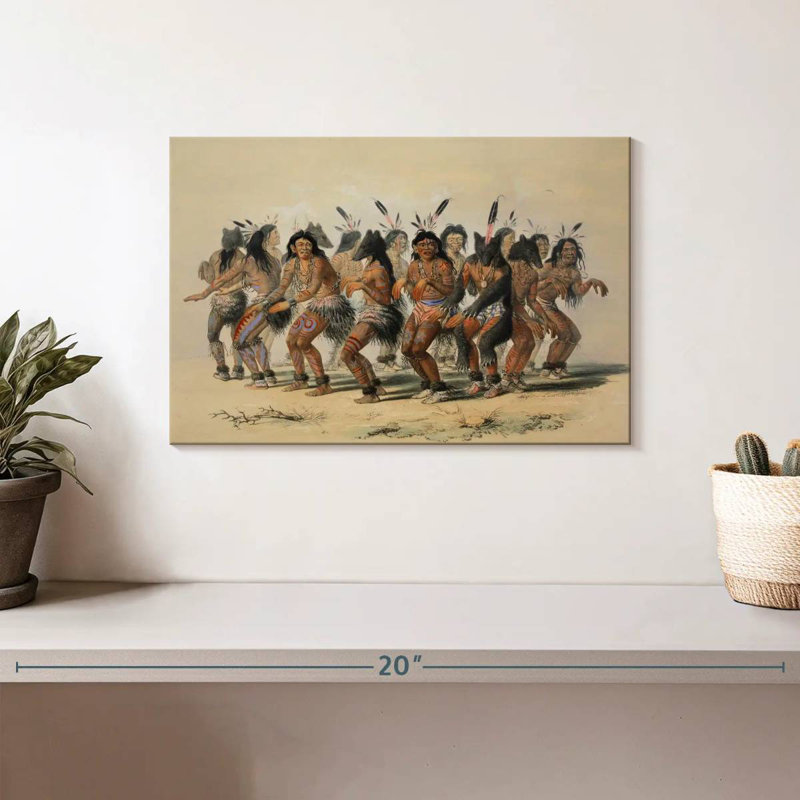 Lelar The Bear Dance 1845, 8" H x 12" W