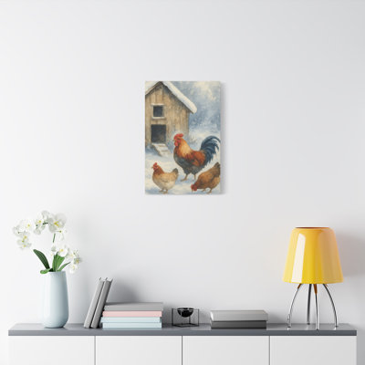 Aaroon Single Picture Frame Print on Canvas