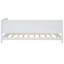 Lit de jour simple en bois / blanc - Design classique pour le confort de la chambre à coucher et le lit à accoudoirs-502315627-502315621