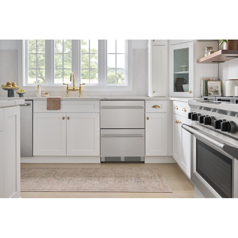 Zephyr Presrv 24" Stainless Steel Built-In Single Zone Refrigerator Drawers