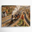 Art sur toile brune, ensemble de transport-408893183