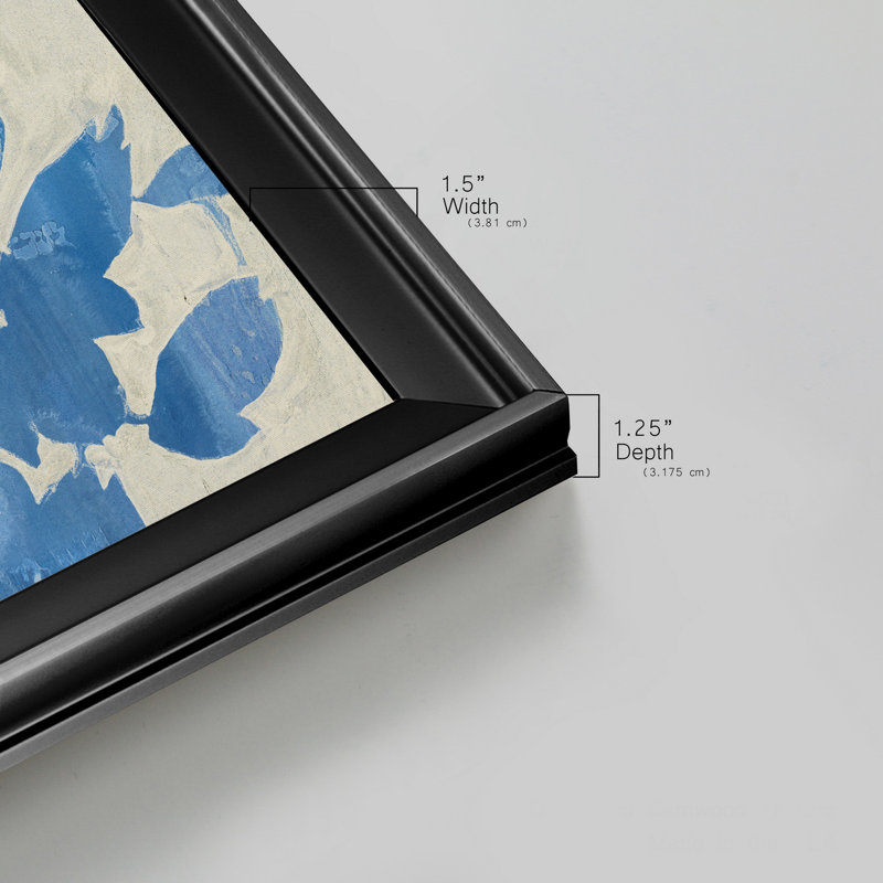 Falling Leaves VI - Reproduction d'art sur toile encadrée, H 26,5 po x l 26,5 po x P 1,5 po, Encadré gris