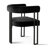 4 - Person Dining Table Sets With Round Table & 4 Upholstered Velvet Chairs-895258808