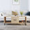 Jyrelle Four Leg Coffee Table with Storage