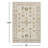 Emmie Oriental Beige/Olive/Denim/Charcoal/Sage Area Rug-477399698