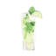 Mojito cocktail, art mural sans cadre, L 36 po x l 24 po