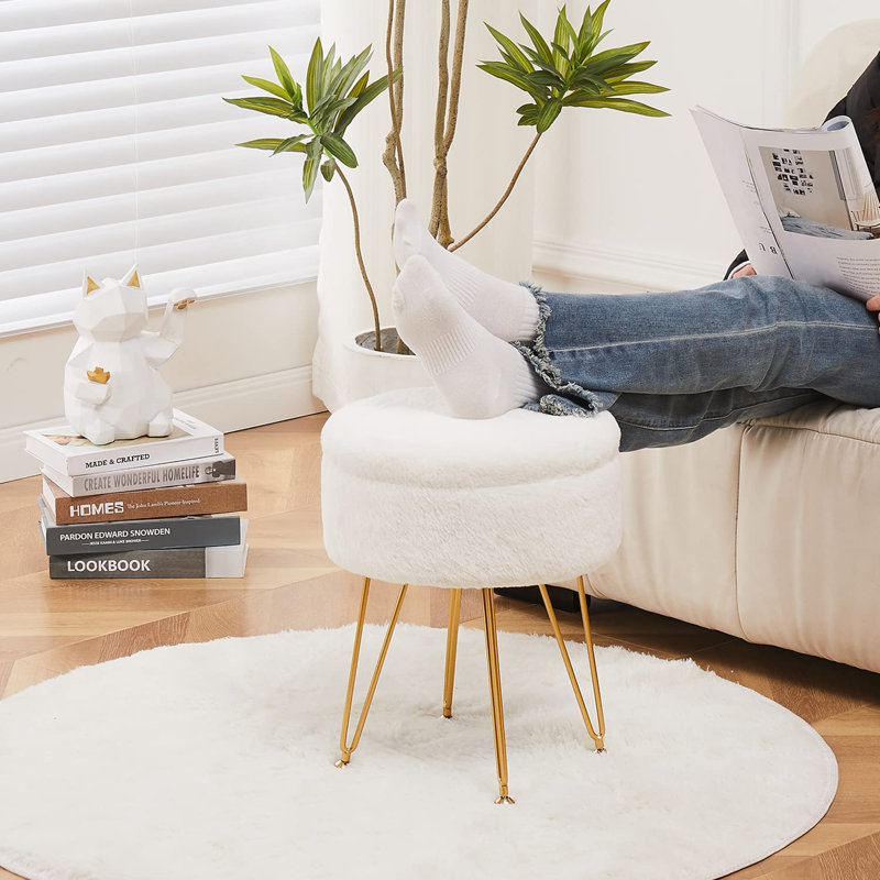 Fauteuil de coiffeuse, Blanc