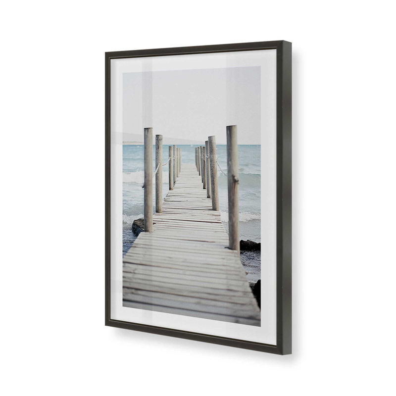 Jetty Dreams Escape, Cadre photo simple noir satiné, H 25 po x l 37 po