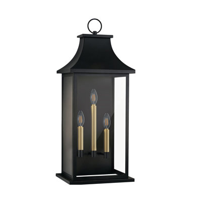 Luminaire de lanterne murale d'extérieur 3 lumières