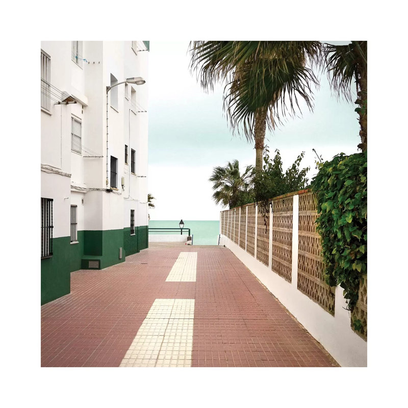 Road To The Beach by Beli - Wrapped Canvas Print, 45.72 cm H x 45.72 cm W x 1.91 cm D