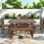 Ensemble repas extérieur pour 6 personnes Nadelyn, ensemble repas pour patio-42283627