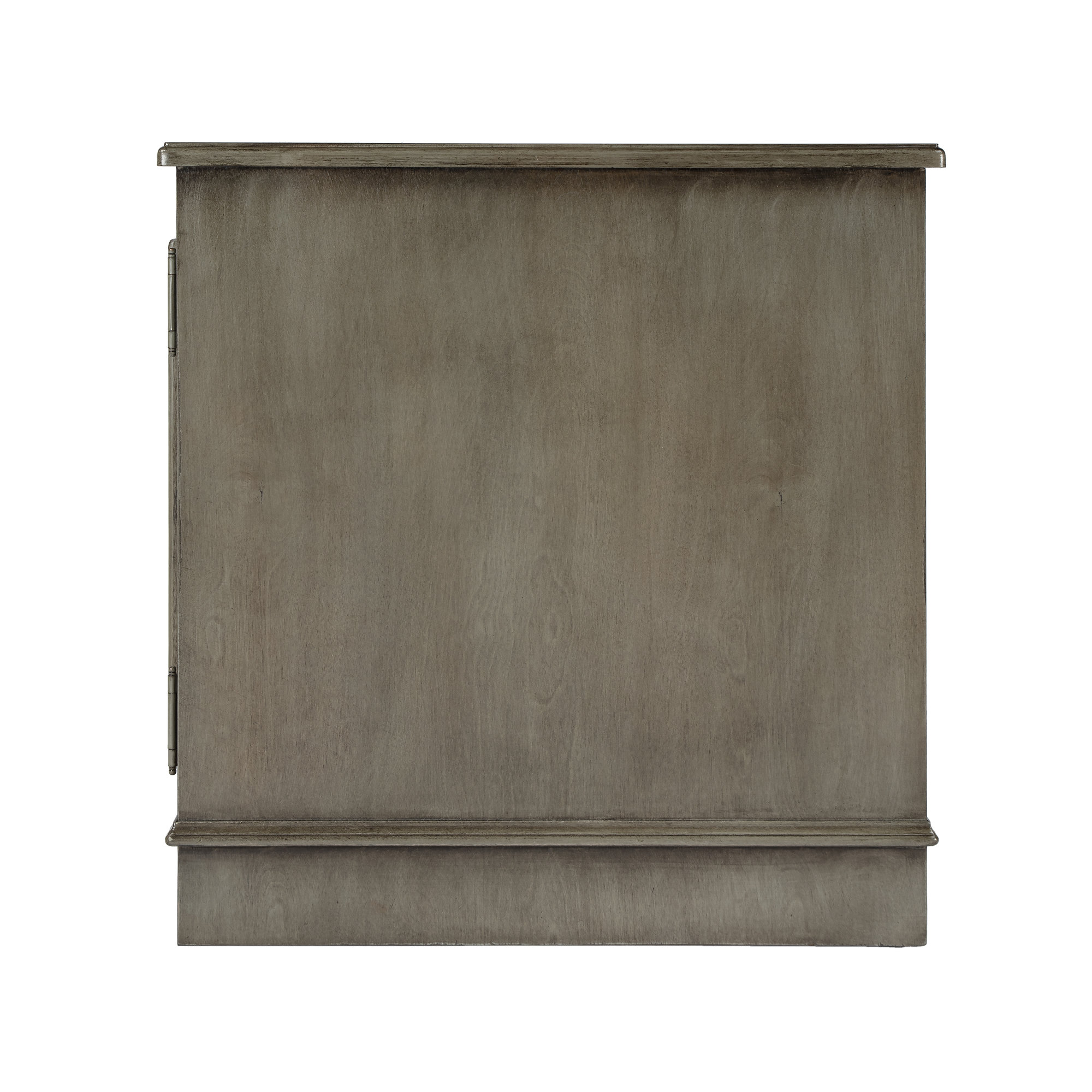Midland End Table, Silver Satin