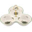 Spode Christmas Tree 3 Section Server with Tree Handle