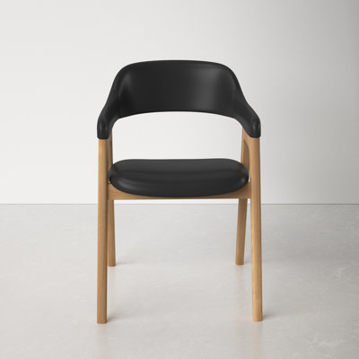 Genuine Leather Dining Armchair