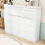 Armoire murale Murphy avec lattes et pieds-126016955-126016956